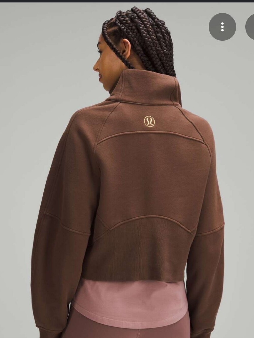 lululemon Scuba Half-Zip In Java - Picture 2 of 5